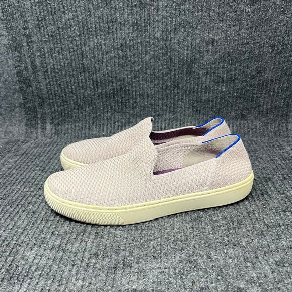Rothy’s The Slip On Casual Sneakers Shoes Light Pink Honeycomb Womens 8.5 - Picture 3 of 8